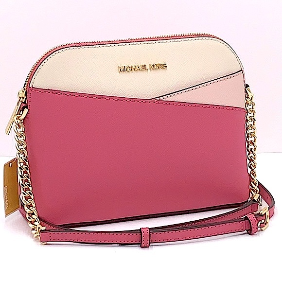 MICHAEL KORS
Jet Set Travel Medium Logo Dome Crossbody Bag ROSEWOOD MULTI COLOR - Picture 1 of 16